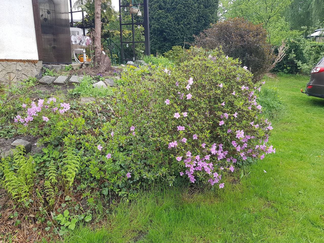 Foto 13 von 14: Bungalow 'Urgemütliches Am See' mit privater Terrasse und privatem Garten