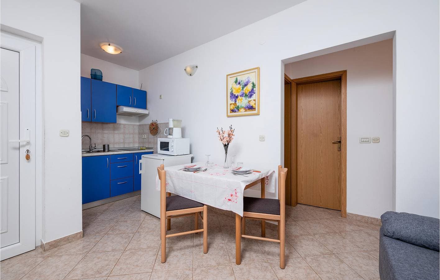Foto 10 von 18: Gemütliche Ferienwohnung 1 km vom Strand entfernt mit Terrasse, Parkplatz und WLAN