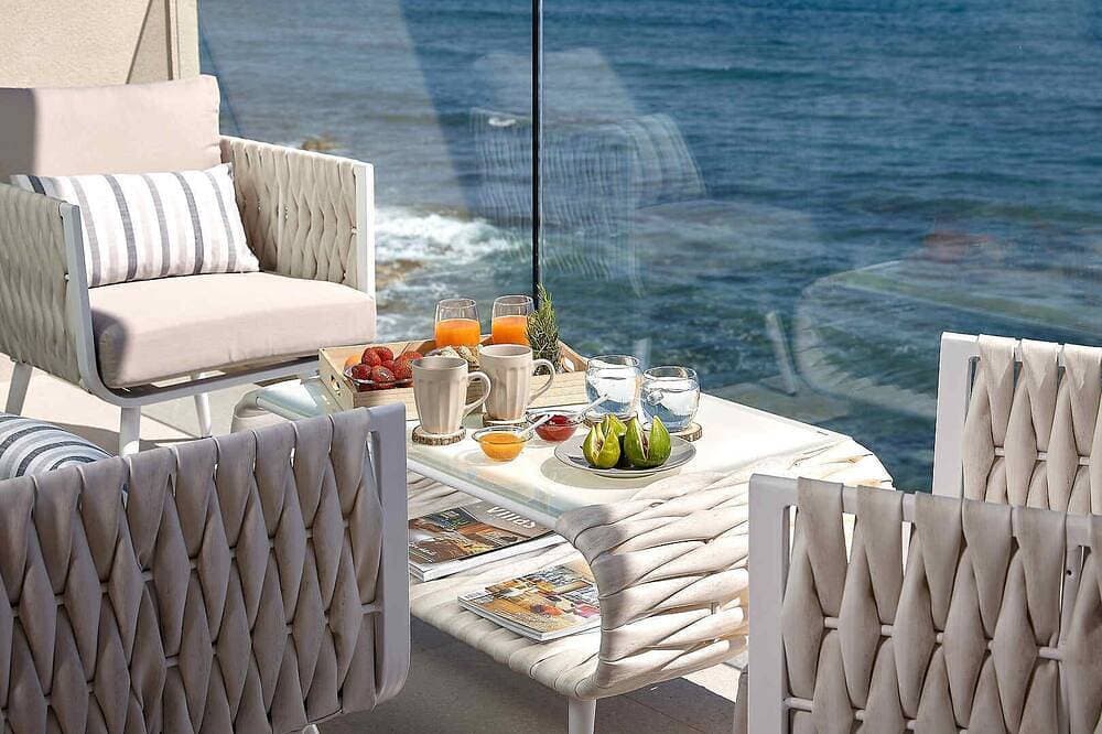 Foto 6 von 20: Neu 1 Schlafzimmer Apartments mit Meerblick, Infinity-Pool, familienfreundlich, Strand
