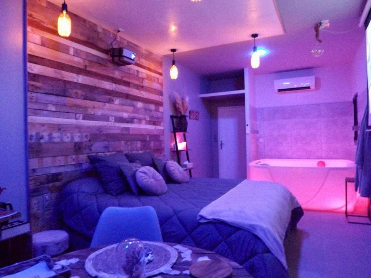 La Suite Côté Pool-House Piscine, Sauna & Jacuzzi privatifs 1