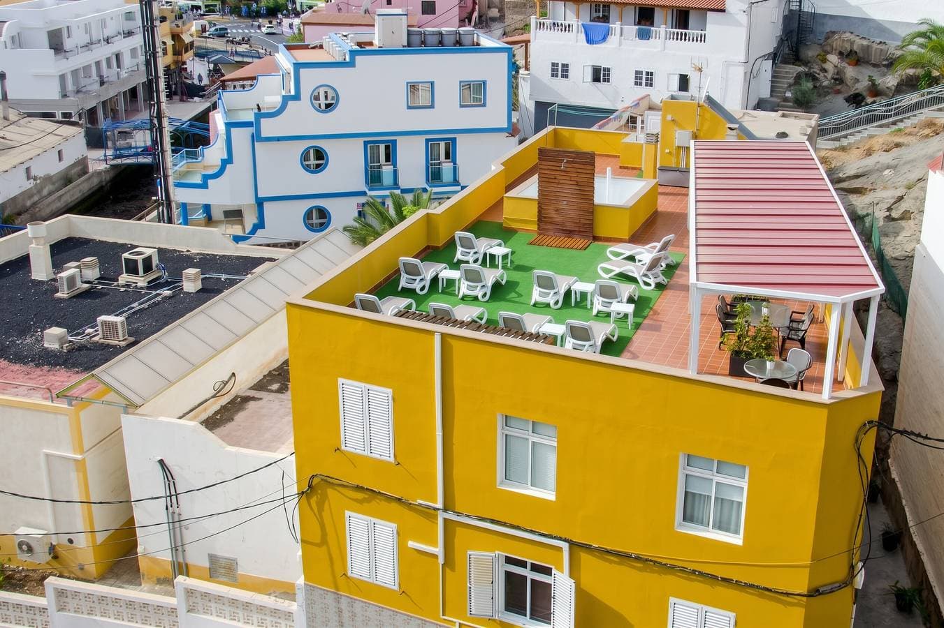 Foto 7 von 22: Charmantes Apartment in Puerto de Mogán - 80m², Berg- und Meerblick