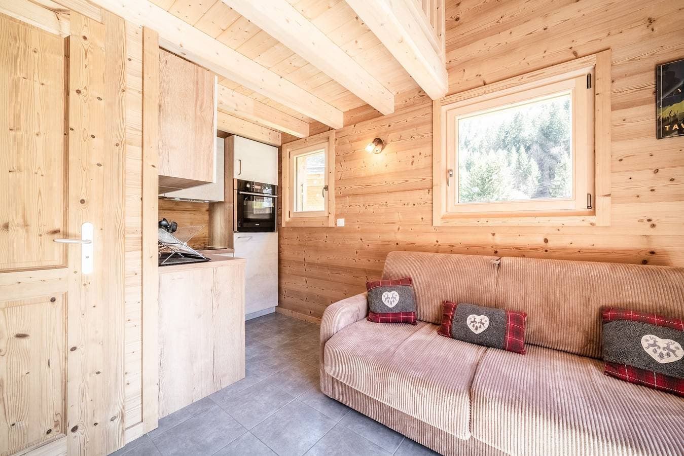 Foto 6 von 23: Chalet 'Léonie' mit Bergblick, Gemeinschaftsterrasse und Wi-Fi