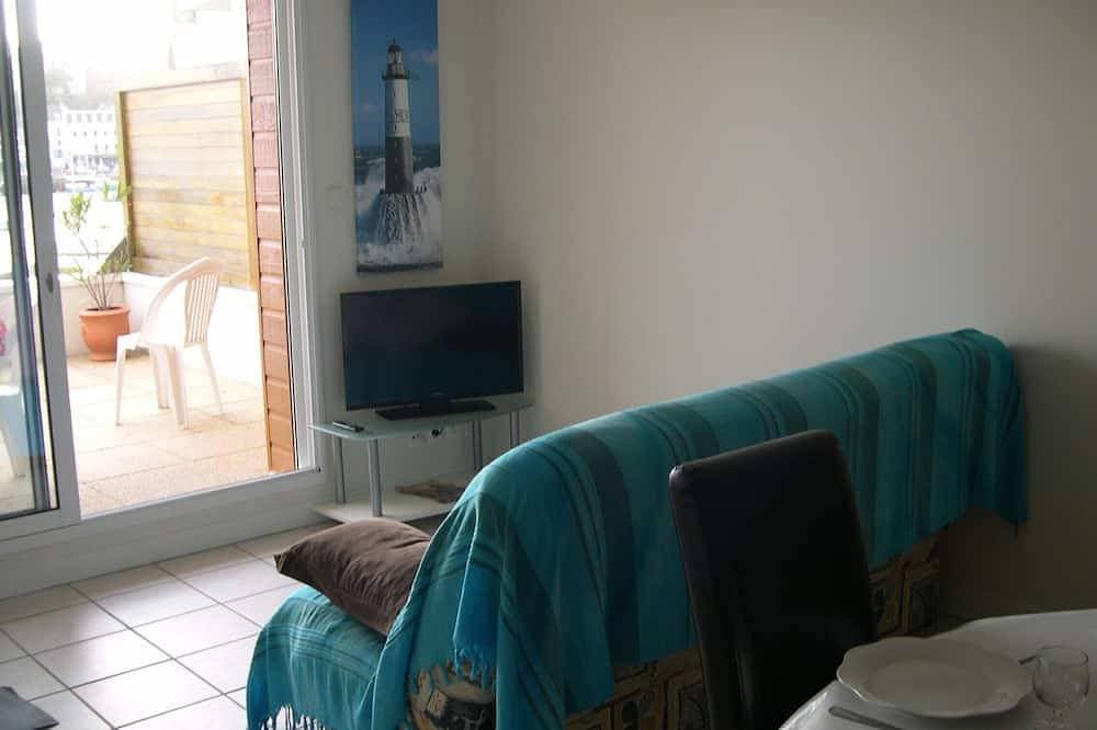 Foto 3 von 27: Audierne. Plouhinec Wohnung mit Blick auf den Hafen von Audierne Meerblick