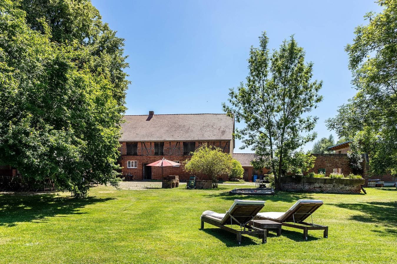 Foto 2 von 44: Ferienhaus 'Der Flusshof, Ferienhaus' mit gemeinsamer Terrasse, gemeinsamem Garten und Wi-Fi