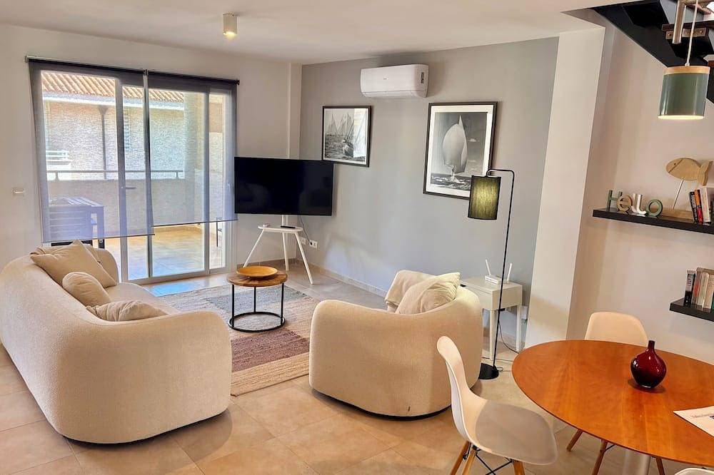 Foto 8 von 30: Dachgeschoss: private Terrassen, Wlan , Klima, Tvsat