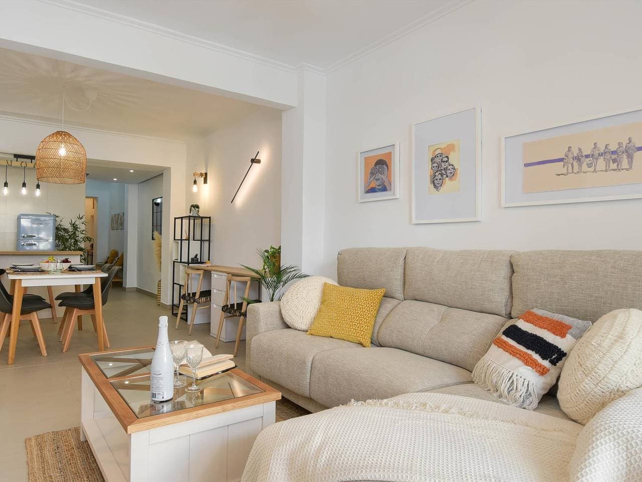 Foto 2 von 11: Wunderbare Wohnung in Strandnähe von Jávea für 4 Personen
