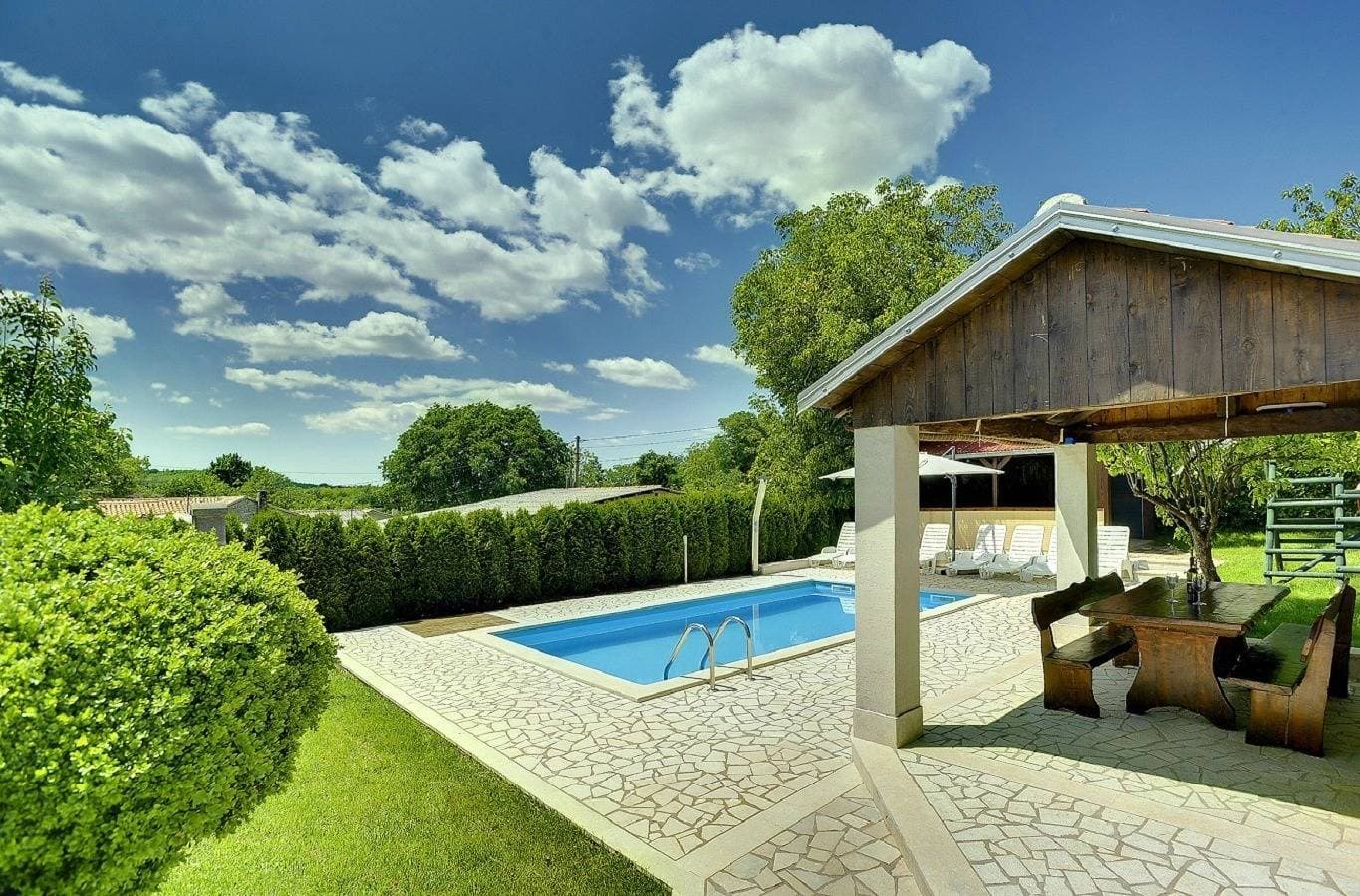 Foto 5 von 29: Sonnige Finca mit Privatpool, Sommerküche, Billard, Spielplatz, Dart, BBQ