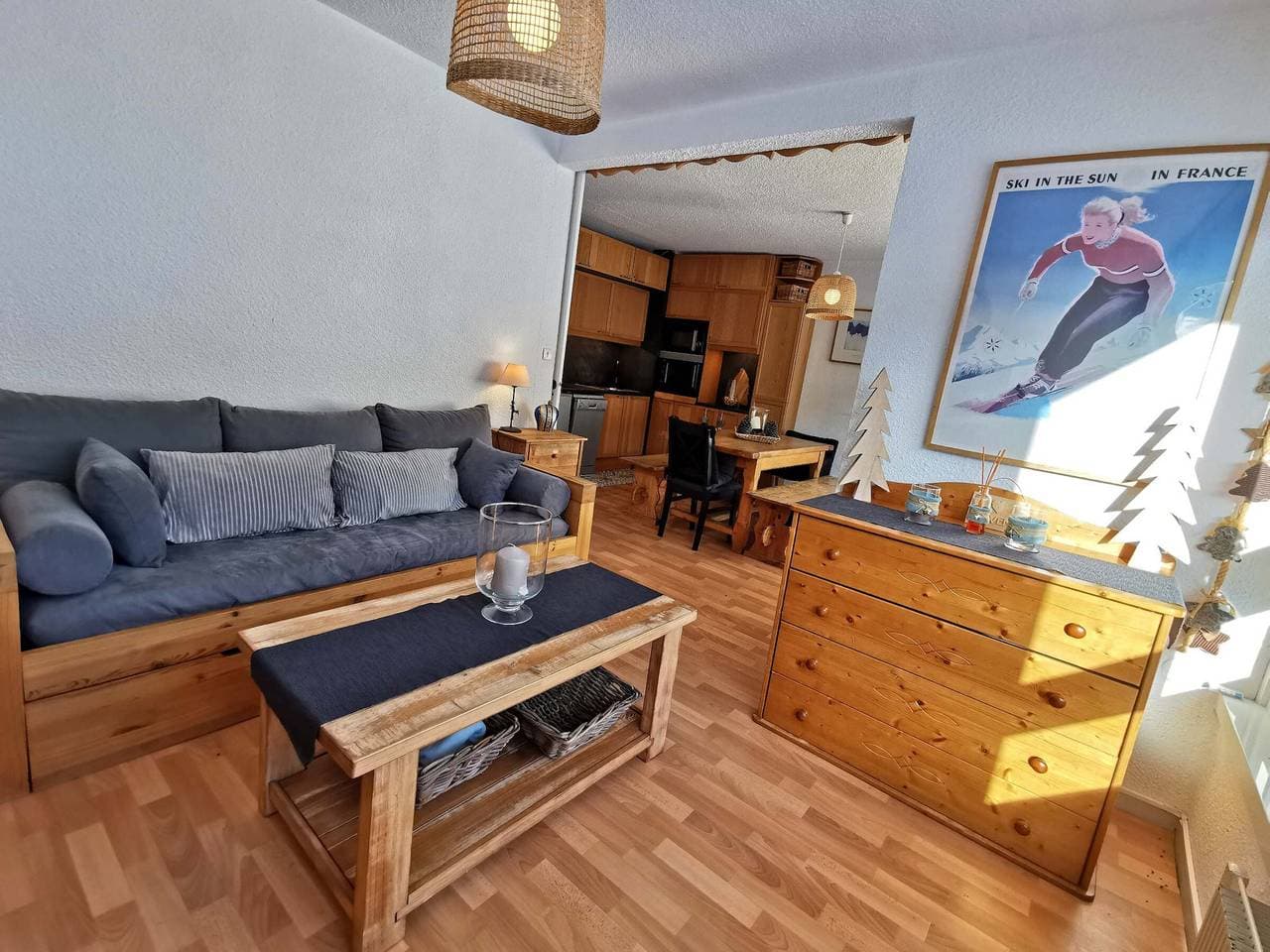 Foto 3 von 21: Gemütliche 7-Schlafplätze Wohnung an der Piste - Prapoutel Zentrum