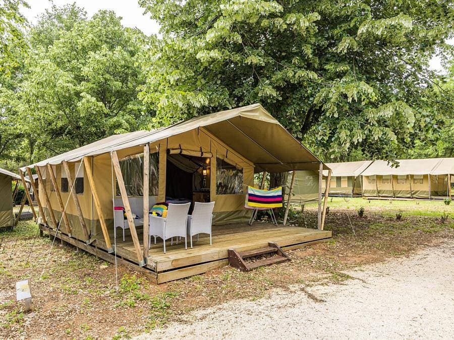 Foto 13 von 53: Camping Valkanela - Safarizelt 5 personen - Safarizelt Harmony