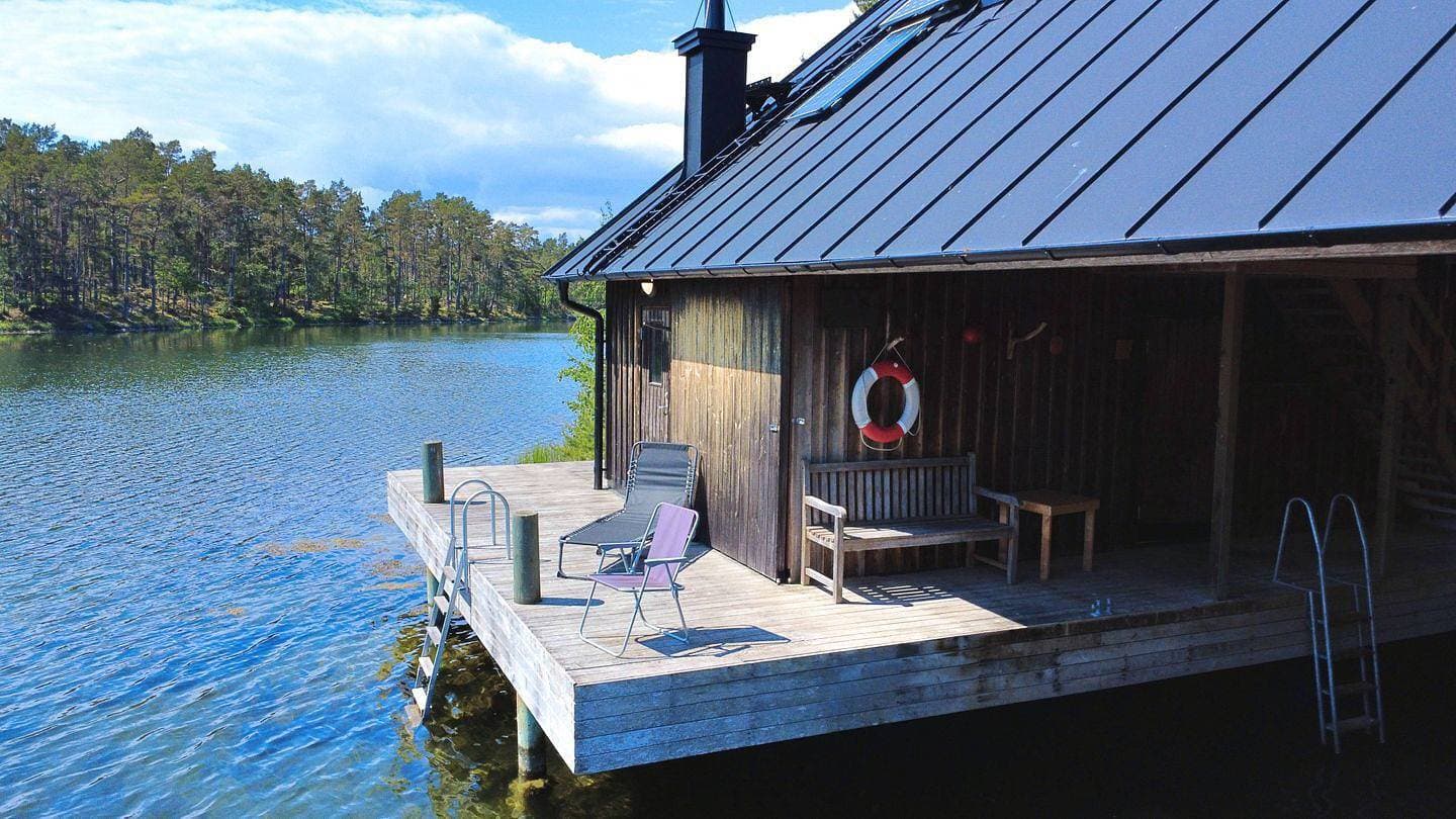 Foto 13 von 43: Fina Båthus – Ferienhaus in Alleinlage direkt am Meer in Småland