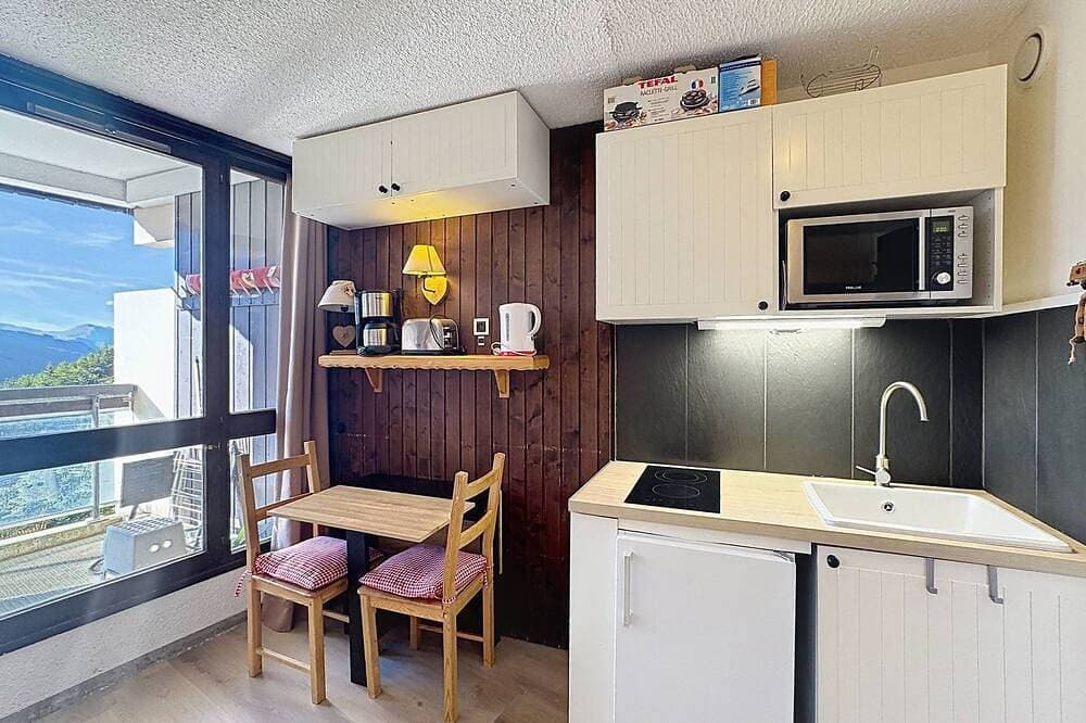 Foto 6 von 10: Studio für 3, direkt an Skipiste, Balkon