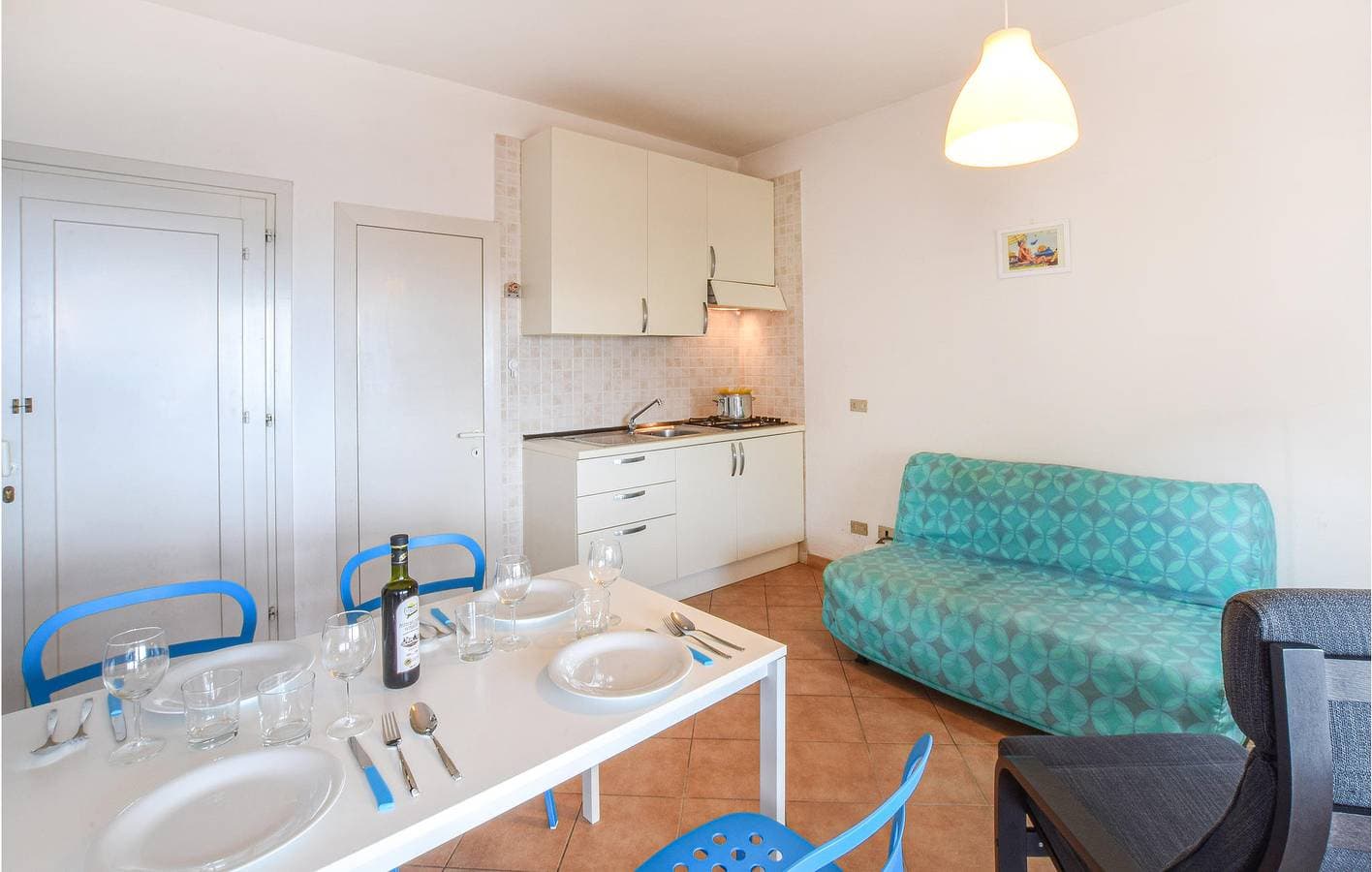 Foto 8 von 14: Apartment mit Meerblick, Küche, Pool und Parkplatz