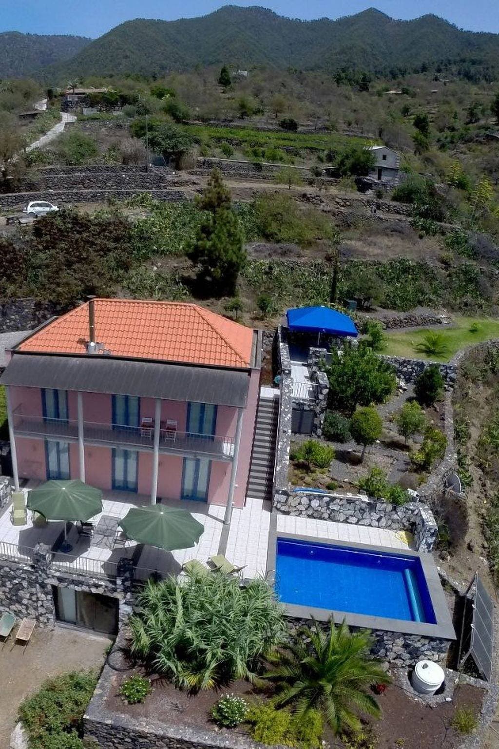 Nettes Ferienhaus in Tijarafe mit Privatem Pool und Panoramablick 1
