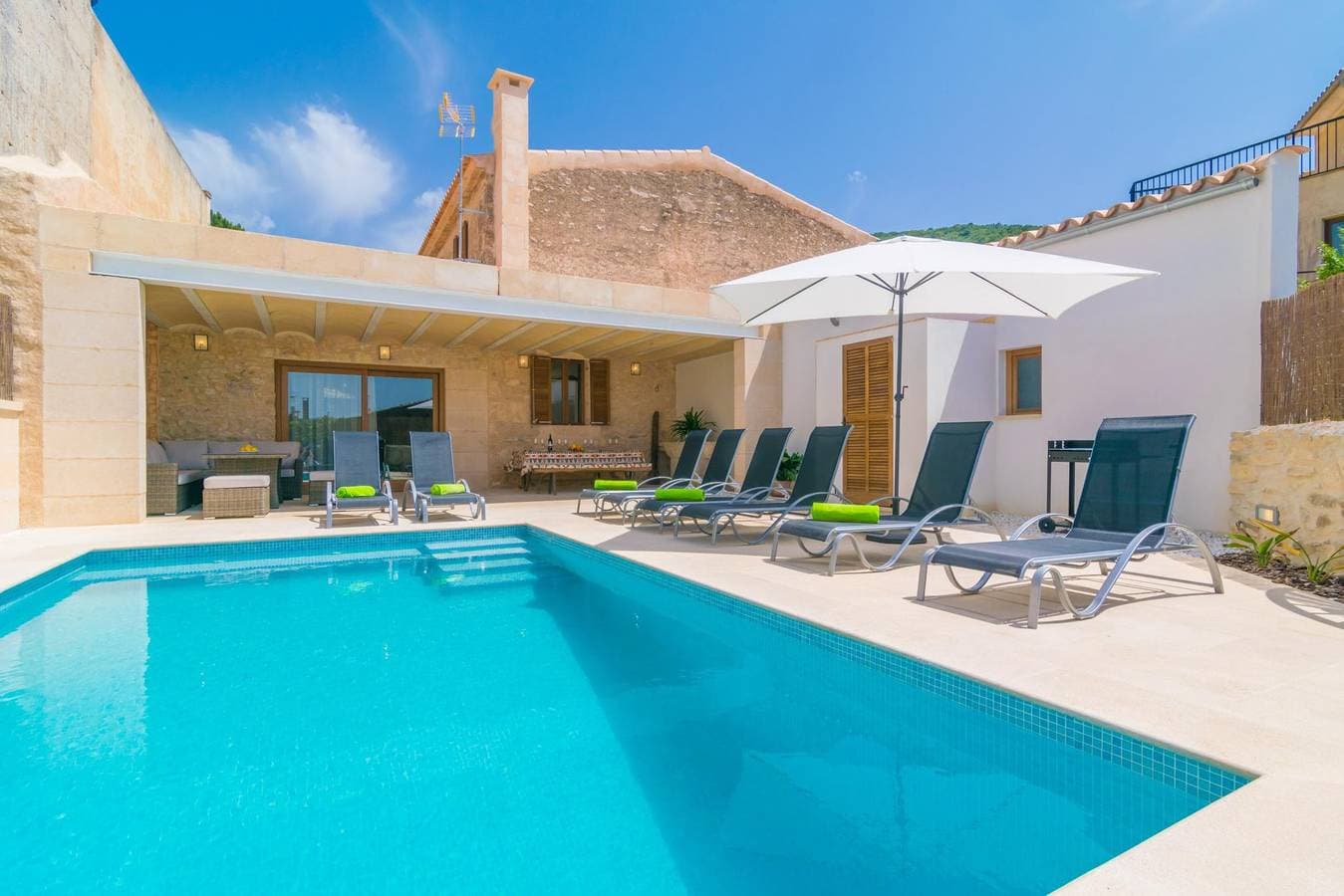 Can Tianet - Ferienhaus mit privaten Pool in Randa (Algaida). WiFi gratis 1