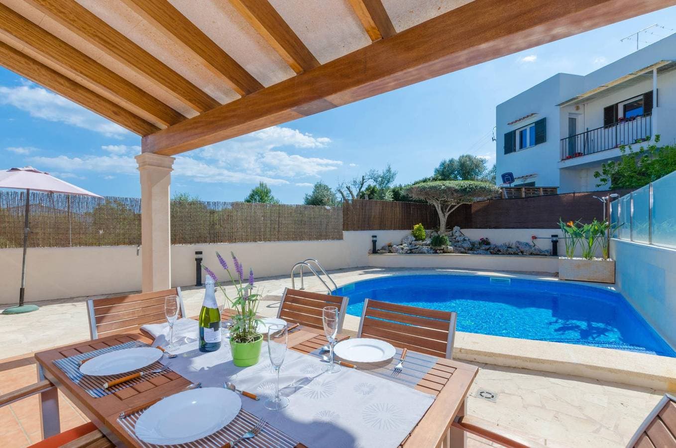 Foto 8 von 39: Casa Lena - Ferienhaus mit privaten Pool in Portocolom. WiFi gratis