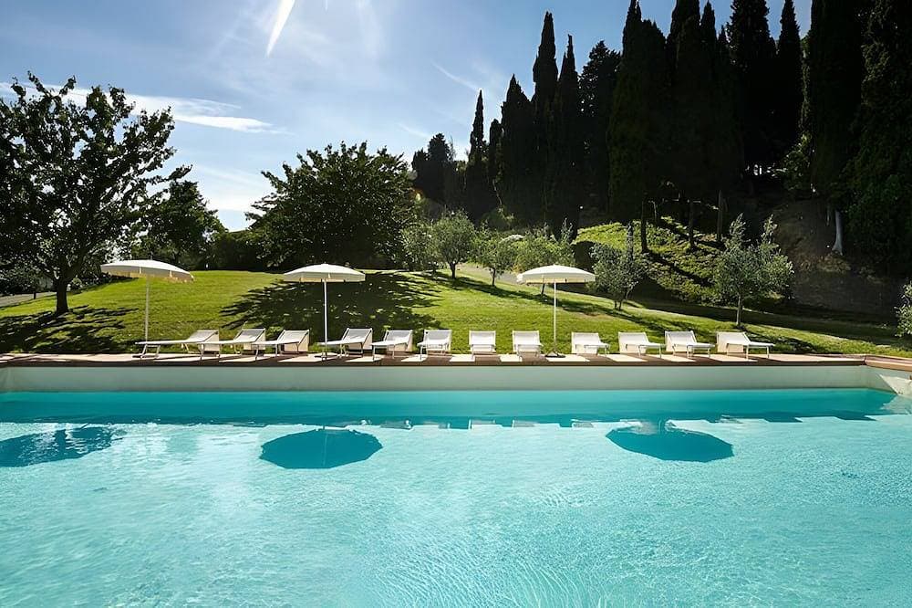 Foto 12 von 15: Guardiola – Panoramische Wohnung mit Pool im toskanischen Dorf