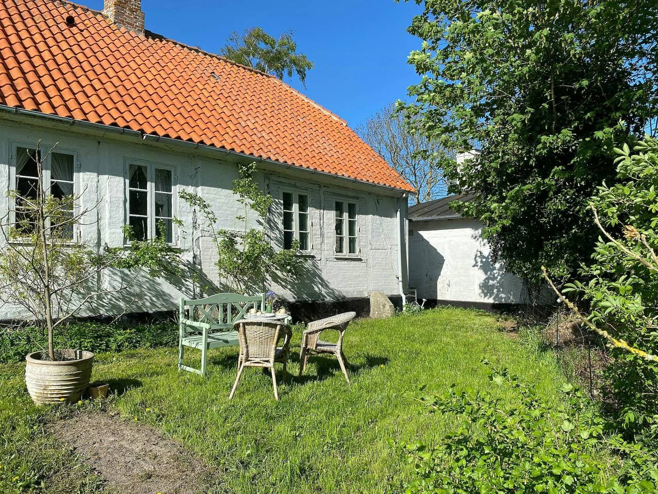 Altes Pfarrhaus auf Nyord in Meeresnähe 1