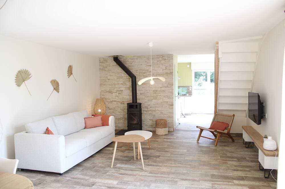 Foto 12 von 30: Cottage Große Terrasse, Komfort, Landschaft in der Nähe von Honfleur und Strand