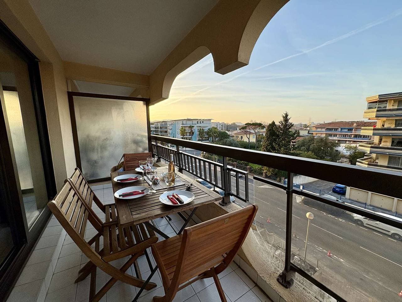 Foto 13 von 20: Studio Kabine in Strandnähe, 4 Schlafplätze, Terrasse, Fréjus, 3. Etage