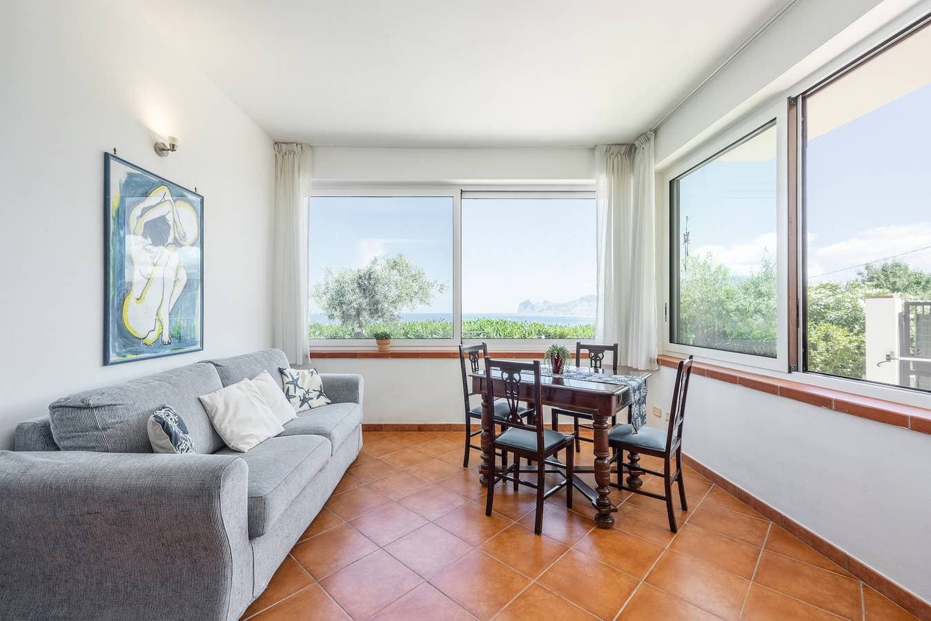 Foto 6 von 31: Villa 'Anna Messina' mit Meerblick, WLAN und Klimaanlage