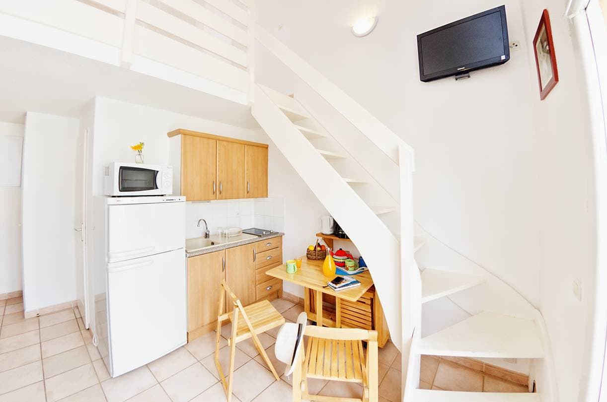 Foto 7 von 27: Wohnung (1 Schlafzimmer) 4 Pers, 250m vom Meer mit Beheiztem Pool & Tennis
