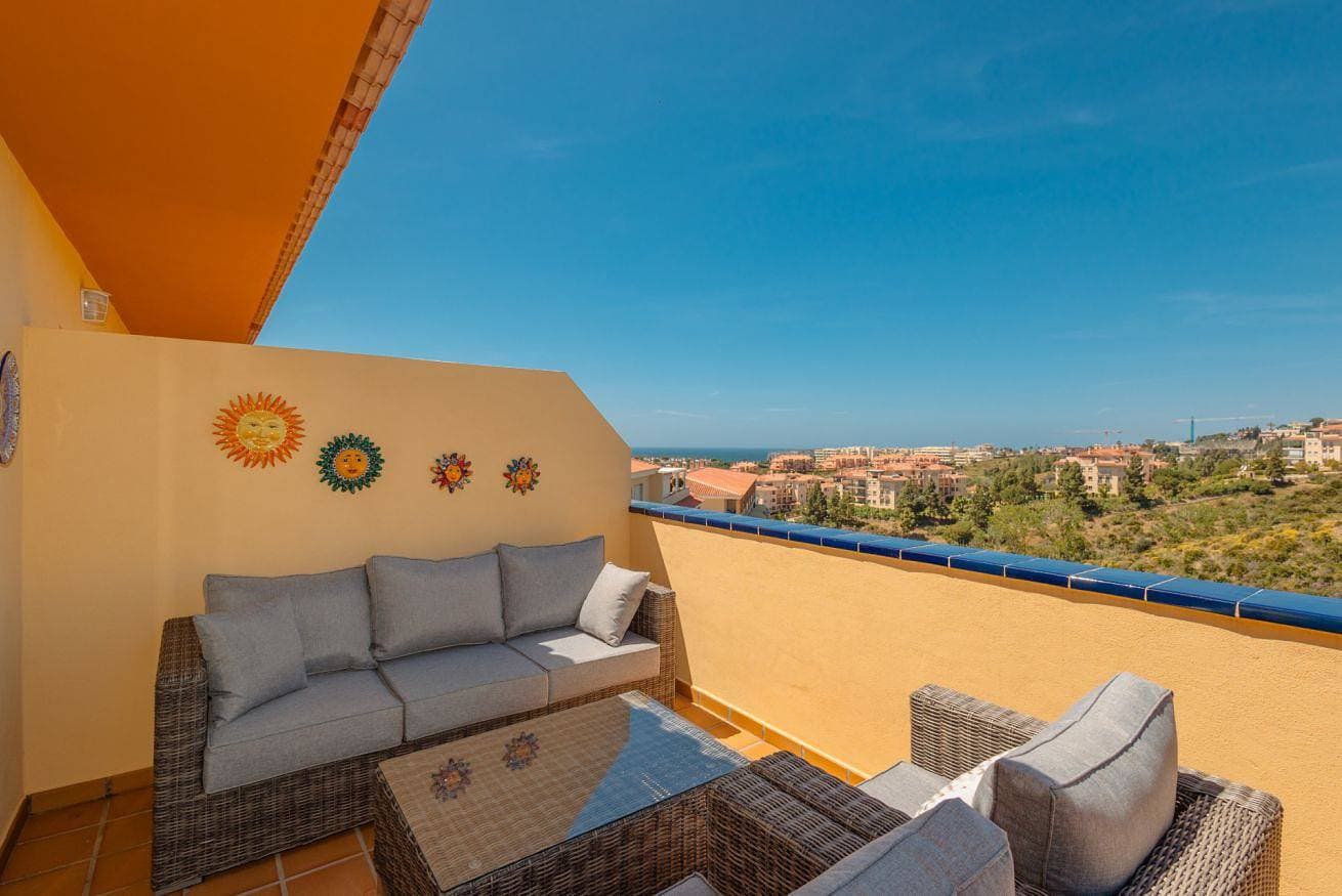 Foto 9 von 40: Gemütliche Wohnung; mit Meerblick, große private Terrasse, in der Nähe des Strandes; El Faro, Mijas