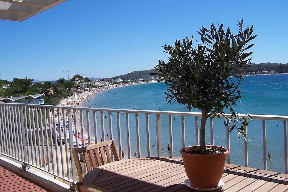 Apartment am Strand mit herrlichem Panoramablick auf das Meer 1
