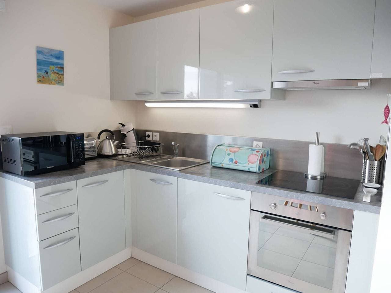 Foto 4 von 22: Étel - Gemütliche 44 m² Wohnung mit WLAN, Parkplatz und Haustiere erlaubt