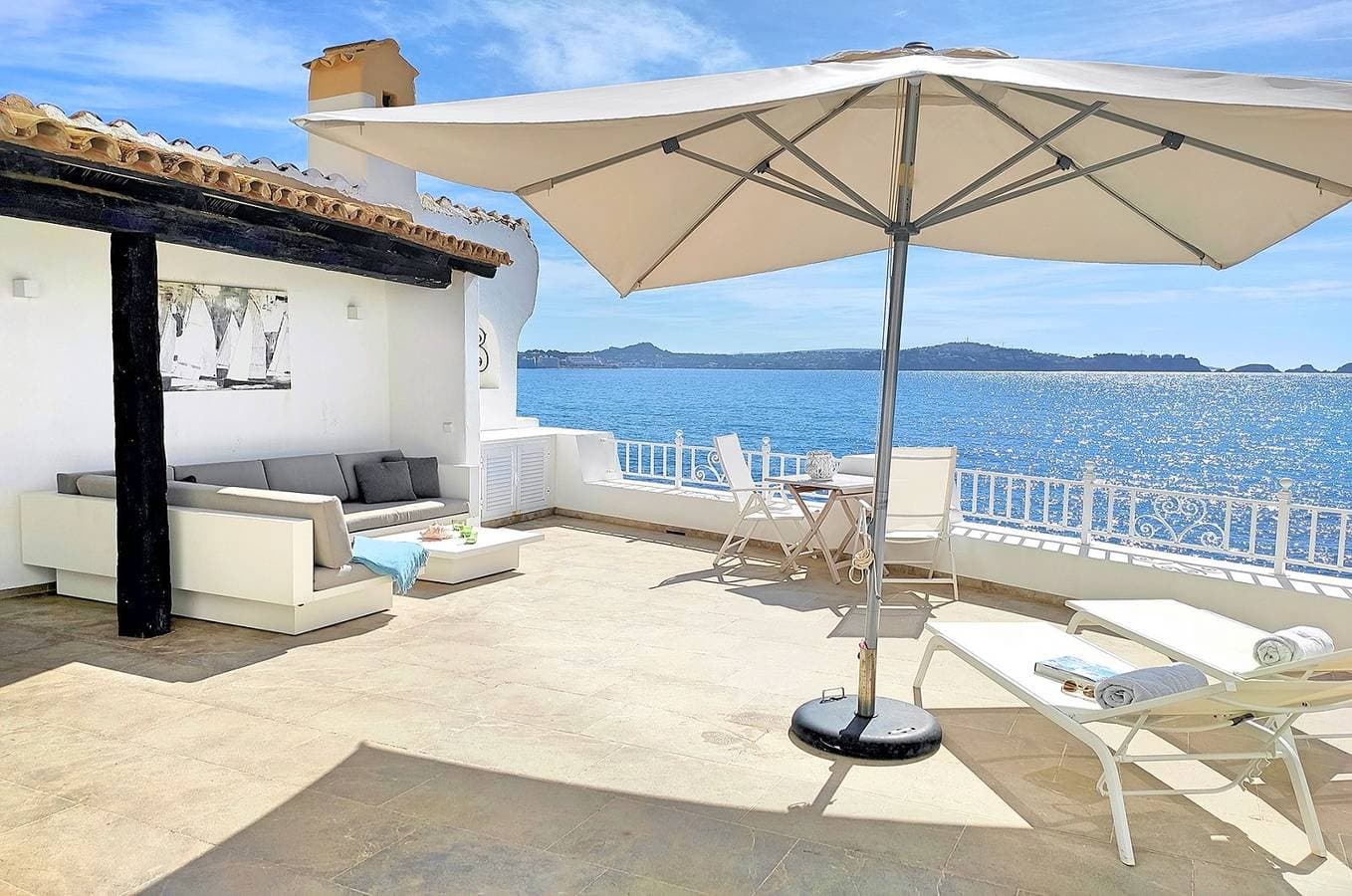 Foto 6 von 41: A3014 Exklusives Apartment in 1. Meereslinie für 4 Personen in Cala Fornells