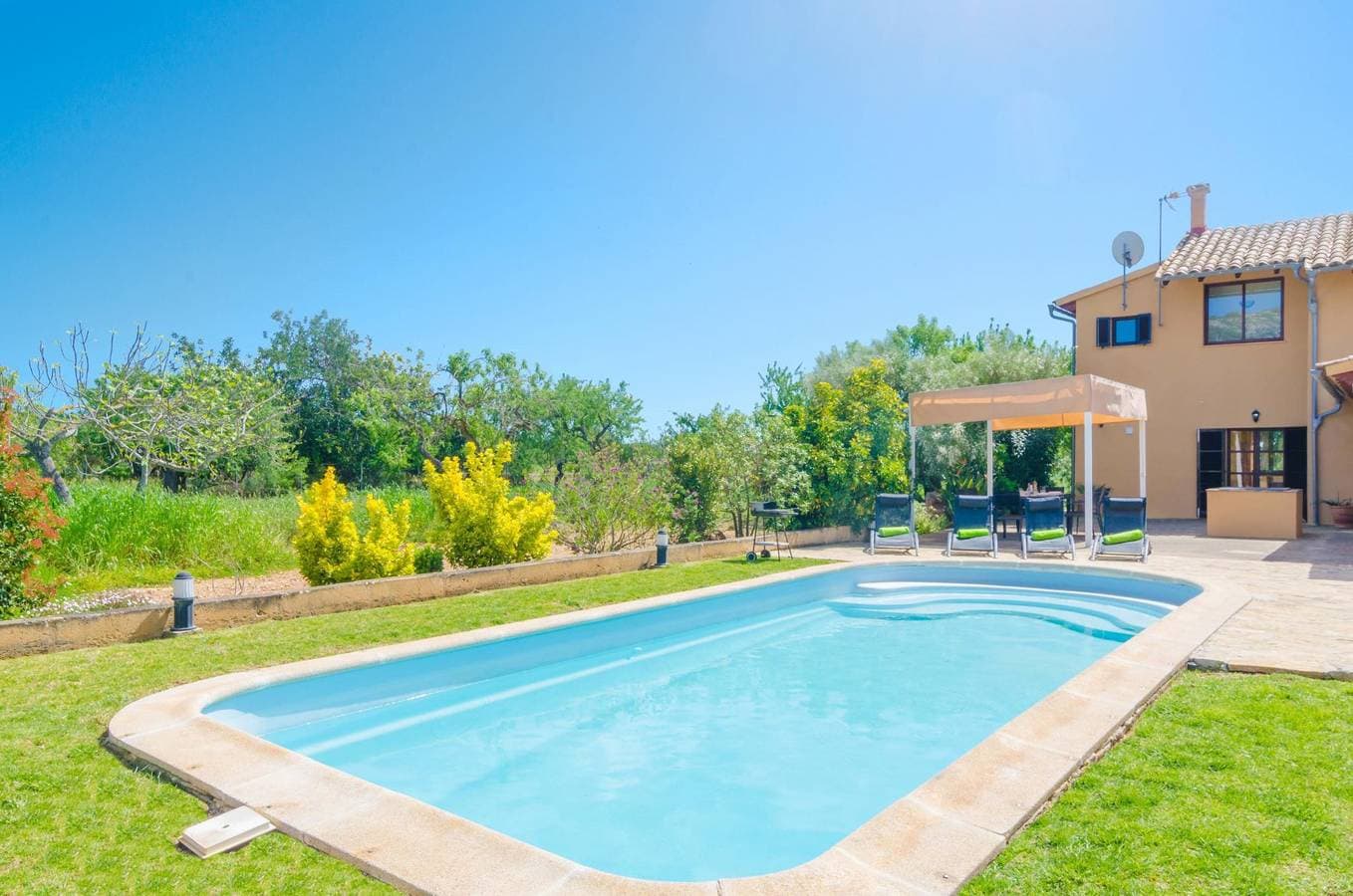 Foto 3 von 43: S'Alqueria - Ferienhaus mit privaten Pool in Campanet. WiFi gratis