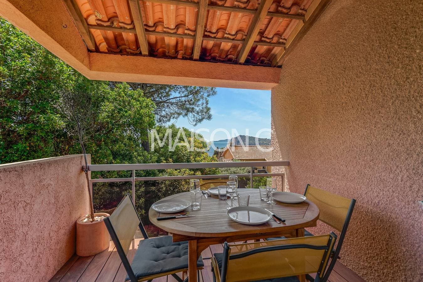 Foto 13 von 14: Apartment „Sea View – Nur wenige Schritte zum Meer“ mit Meerblick, Gemeinschaftsterrasse & Klimaanlage