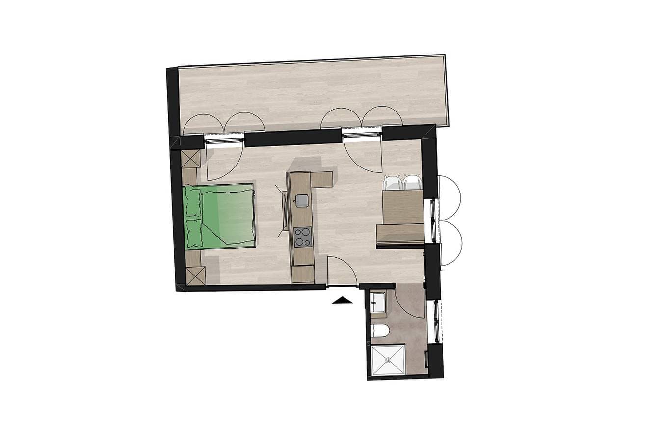 Foto 7 von 16: Ferienwohnung "Torgglbauer 2" mit Bergblick, Pool, Terrasse & WLAN