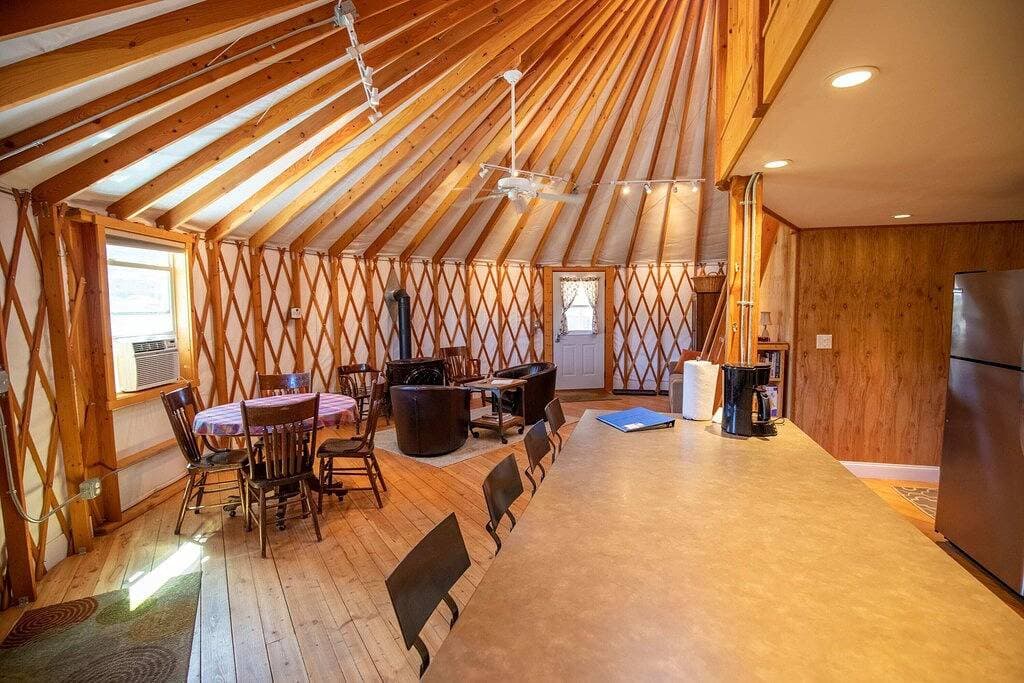 Foto 11 von 18: Die Burg Yurt, Perfekt Philips Wochenende für Skifahren, Angeln oder einfach nur hängen