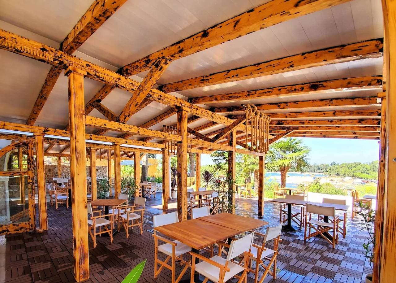Foto 11 von 28: Mobilheim | Comfort | 1 Zi. | 2 pers. | Ãœberdachte Terrasse | A/C | TV