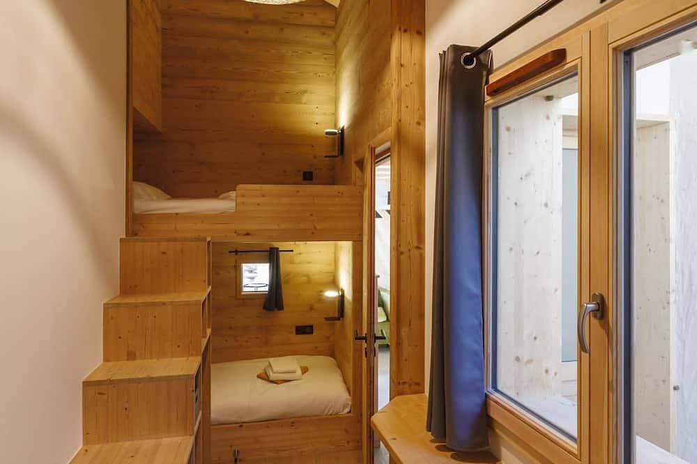 Foto 3 von 27: Chalet Bio Corti 4 Personnes Avec Bain à Remous et Sauna