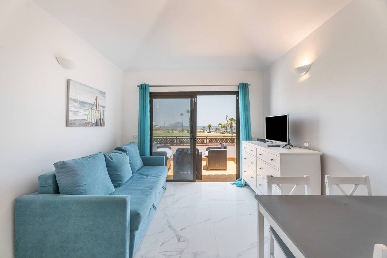 Foto 4 von 26: Ferienwohnung 'Leo Frente & Amarilla Golf' mit Meerblick, Gemeinschaftspool und WLAN