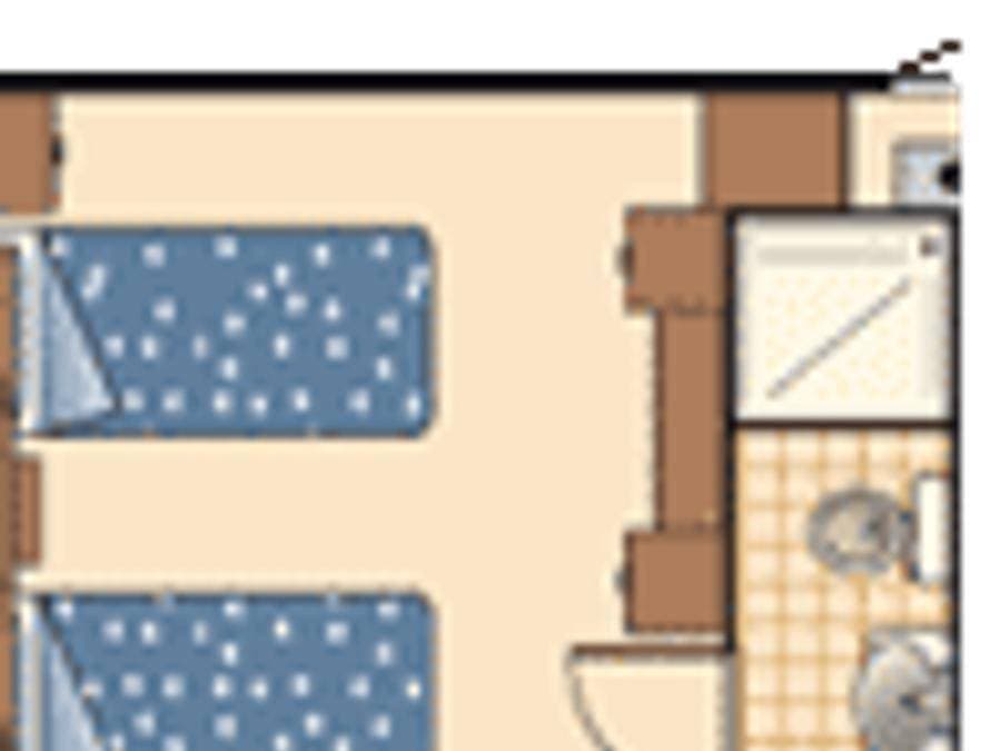 Foto 7 von 30: Camping Colleverde - Mobilheim 2 personen - Kühlschrank - Aber keine Küche