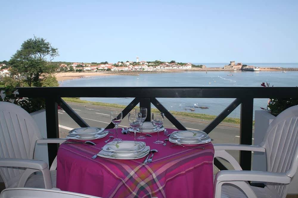 Apartment mit Meerblick, Blick auf die Festung von Socoa und die Bucht von St Jean de Luz 3 * 1