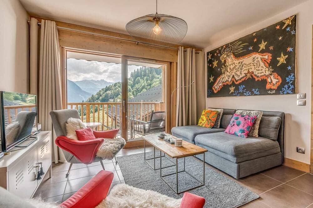 Foto 8 von 26: Bis 50m skipiste, 12te Etage, balkon, parkmöglichkeiten, fernseher, schließfach für die skier, 42m²