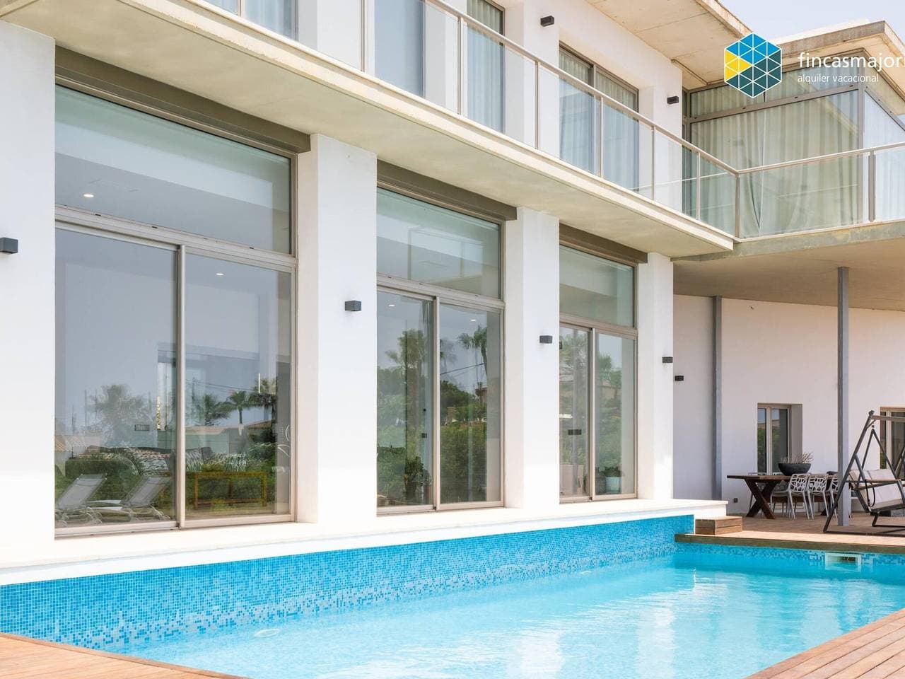 Foto 8 von 36: Spektakuläre Villa mit privatem Pool, Klimaanlage, WIFI und Parkplatz in Cala Pi