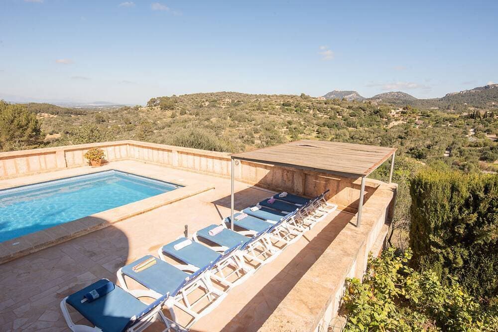 Foto 13 von 30: Schöne Naturstein-Finca für 7 Personen mit Ausblick, privatem Pool, Klima, Wlan.