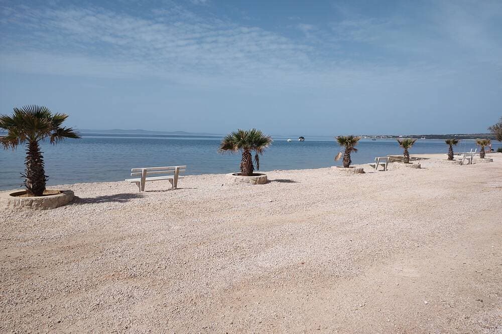 Ferienwohnung Direkt am Meer Erste Reihe Insel Vir Süds. nahe Zadar 2Pers. 1