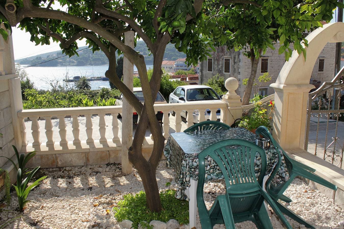 Studio Appartement mit Terrasse und Meerblick Sumartin, Brac -c 1