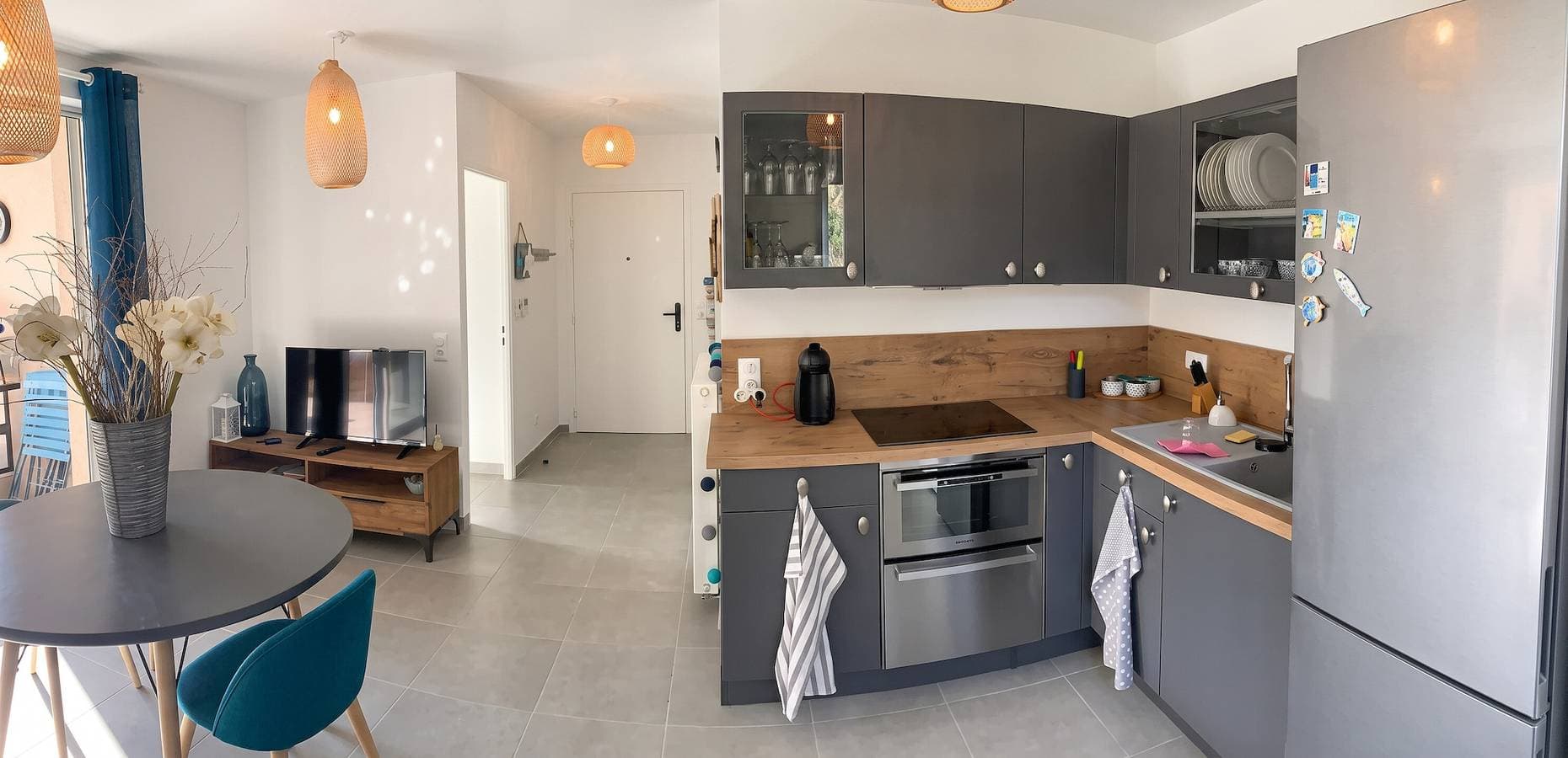 Foto 11 von 17: Charmante Wohnung in Six-Fours-les-Plages mit Garten