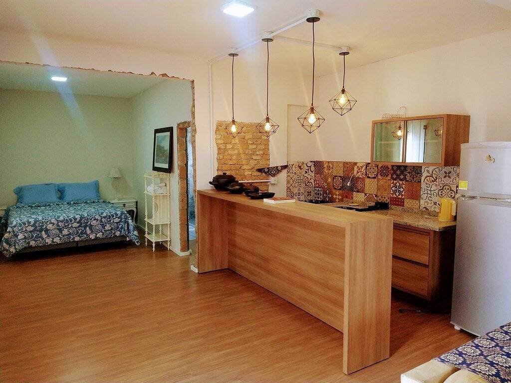 Foto 8 von 8: Loft com Churrasqueira e Piscina em Canasvieiras