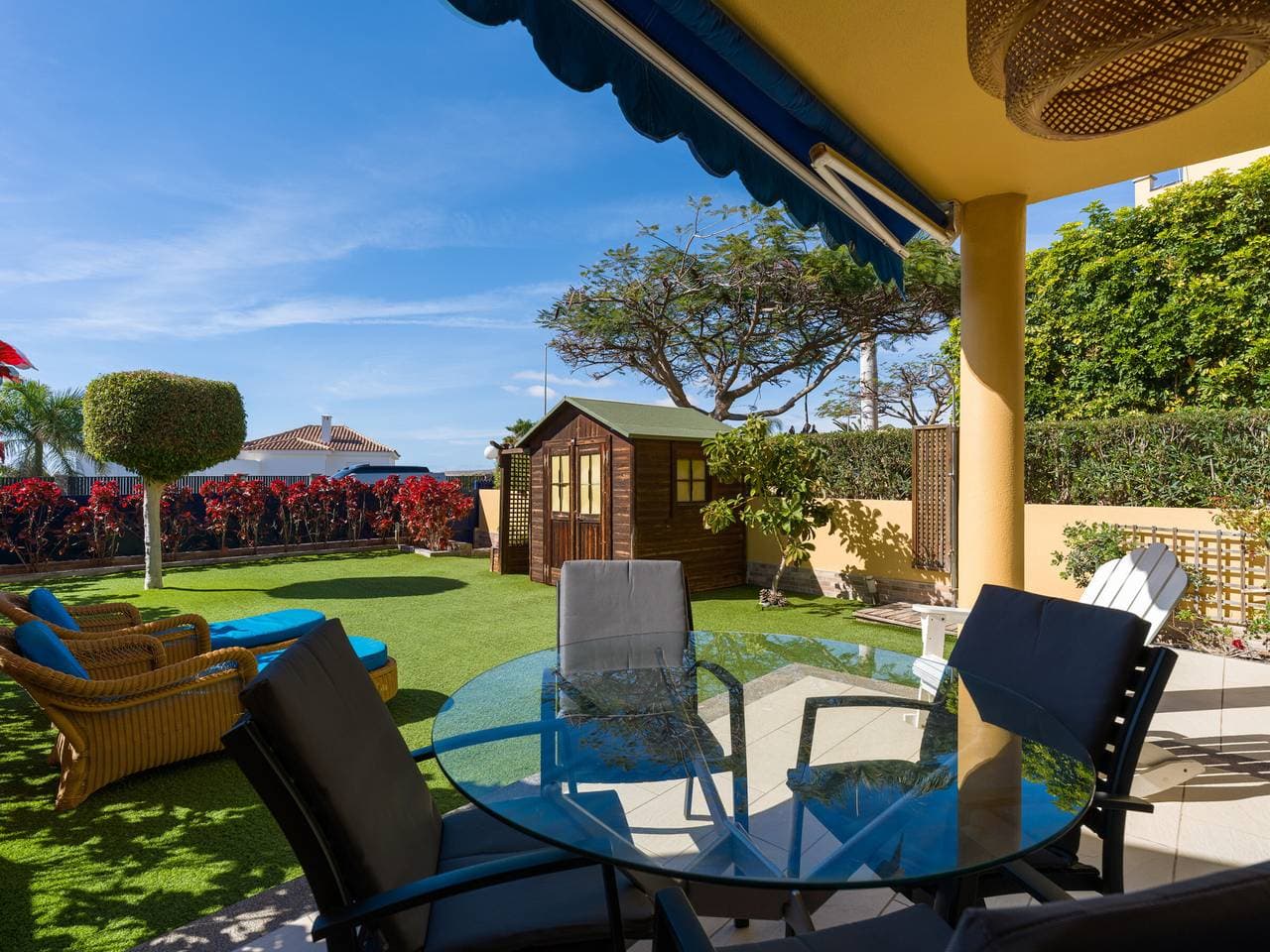 Foto 4 von 36: Komfortables Duplex in Meloneras mit Großem Garten und Gemeinschaftspool
