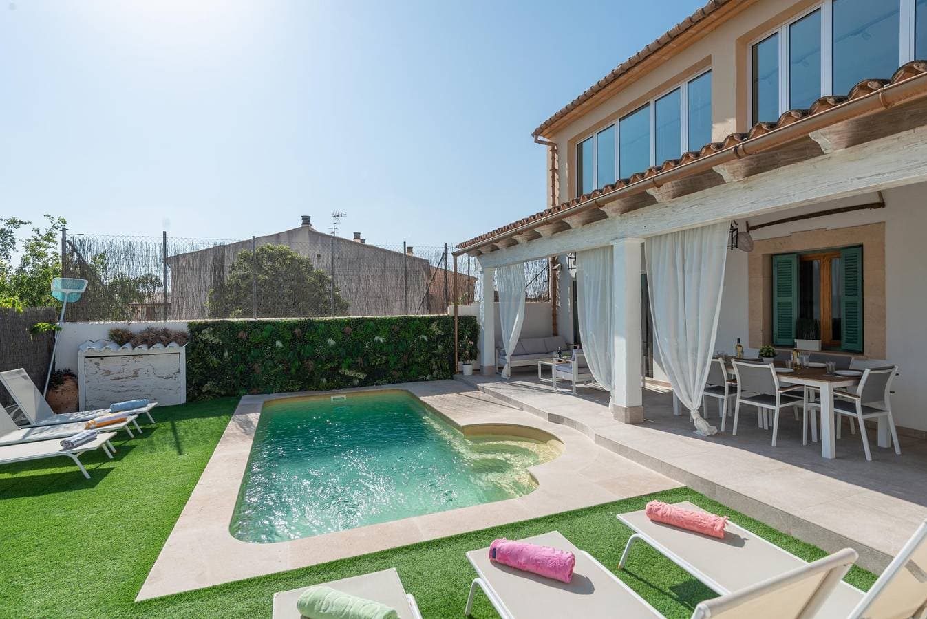 Foto 4 von 51: Es Closet - Fantastisches Ferienhaus mit privaten Pool in Selva. WiFi gratis