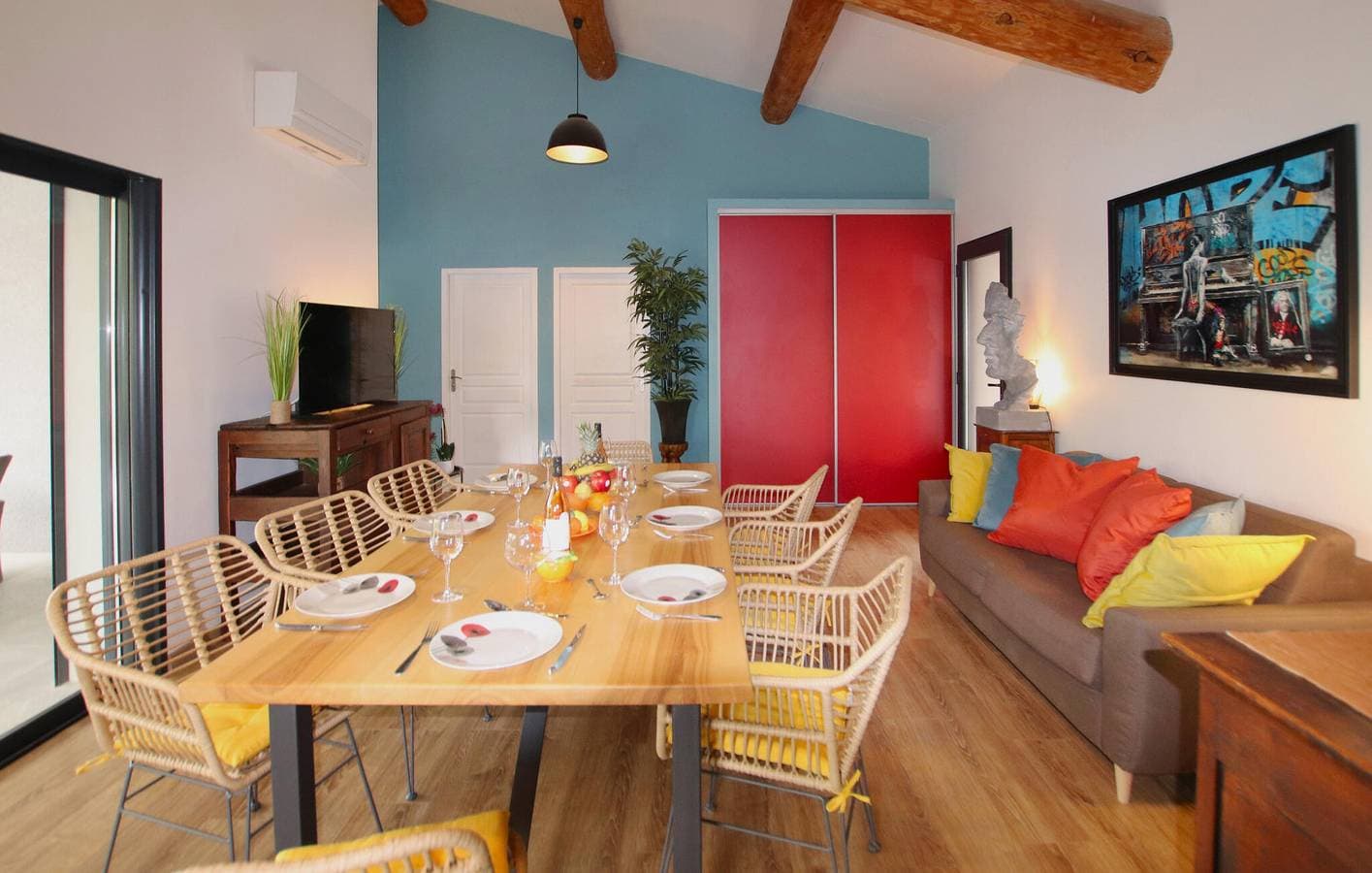 Foto 5 von 16: Gemütliche 1BR Wohnung mit WiFi & Parkplatz, 2.5km nach Saint-Alban-Auriolles