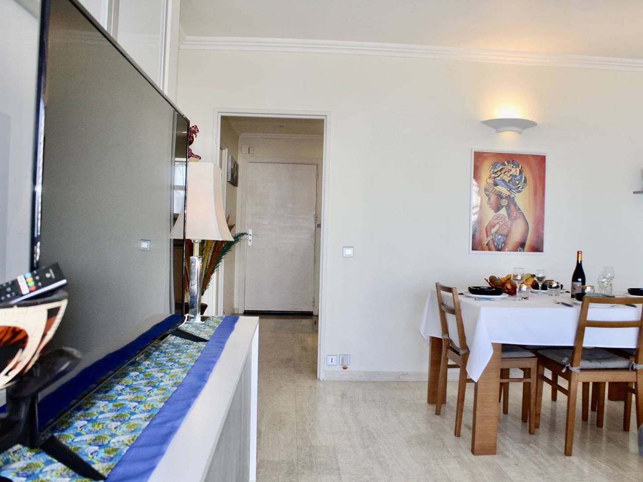 Foto 4 von 26: 3-Zimmer-Wohnung mit Terrasse, 4 Betten, Klimaanlage, Villeneuve-Loubet Strand