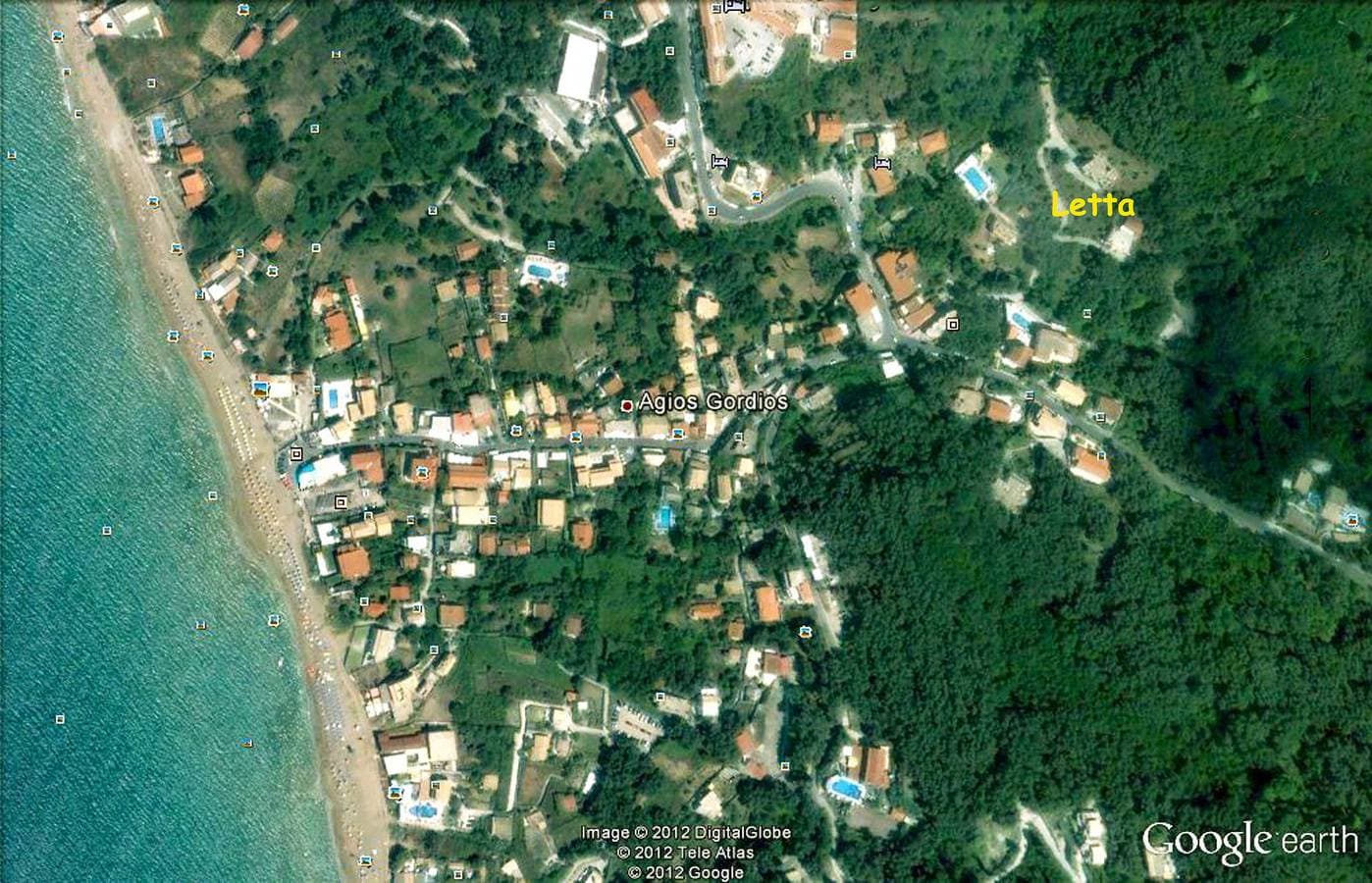 Foto 2 von 15: Ferienhaus Letta am Sandstrand von Agios Gordios in sehr ruhiger Lage